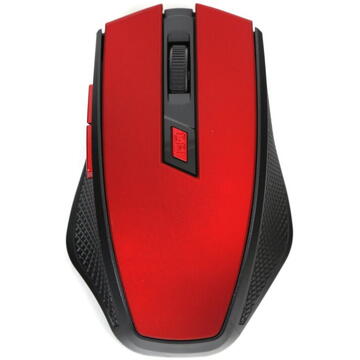 Mouse Wireless Omega OM0420WR | 1600 DPI, 2.4 GHz, Rosu