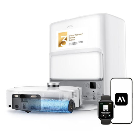 MOVA Aspirator Mova Z60 Ultra Roller SA, alb, curățare eficientă pe multiple suprafețe