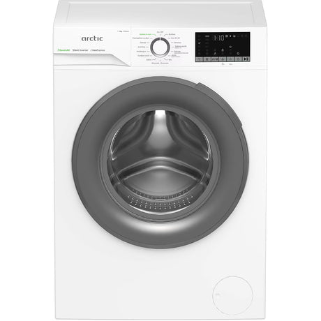 Masina de spalat rufe Arctic APLM2WFSU28211WG, 8kg, 1200rpm, Clasa A, Motor SilentInverter, SaveInAll, ExtraSteam, Displ