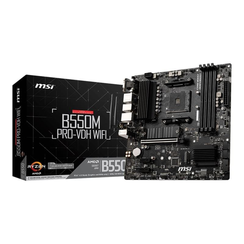 MSI MSI Mainboard B550M PRO-VDH PROVDH WIFI (7C95-001R) (7C95001R)