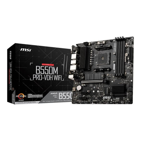 MSI MSI Mainboard B550M PRO-VDH PROVDH WIFI (7C95-001R) (7C95001R)