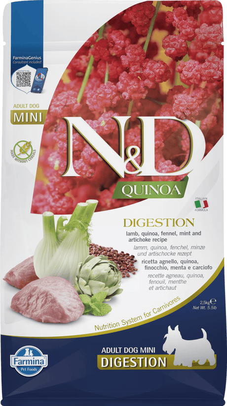 N&D Quinoa Hrana uscata caini Hrană Uscată Câini N&D Quinoa MF.10717 | 2.5kg, Roșu