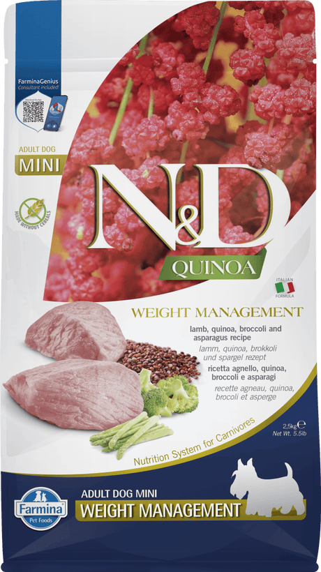 N&D Quinoa Hrana uscata caini Hrană Uscată Câini N&D Quinoa MF.10719 | 2.5kg, Roșu
