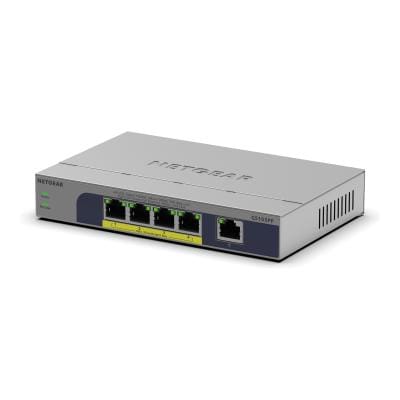 Netgear Switch Switch Netgear GS105PP-300EUS | 5 porturi Gigabit, PoE/PoE+, Plug-and-Play