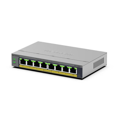 Netgear Switch Switch Smart Netgear GS108EP | 8 Porturi Gigabit, PoE+ 802.3at, Management