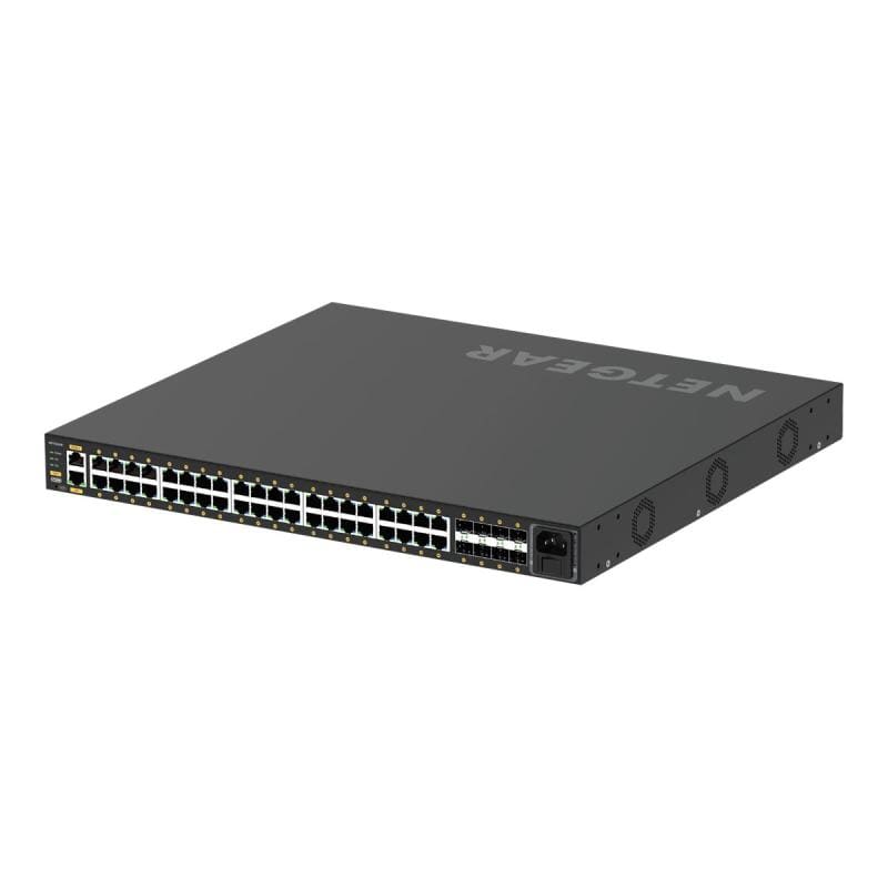 Netgear Switch administrabil Netgear GSM4248P-100EUS, 48 porturi Gigabit PoE, uplink SFP