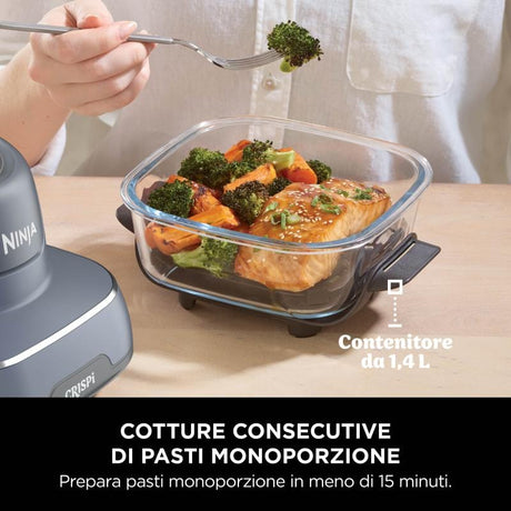 Ninja Friteuza Friteuza cu Aer Ninja Crispi FN101EUGY | 1700W, Gri, Gatire Rapida