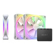Nzxt Resigilat - Ventilatoare PC Ventilatoare NZXT F-Series RGB DUO RF-D12TF-W1 | 120mm, Set 3 buc, Alb