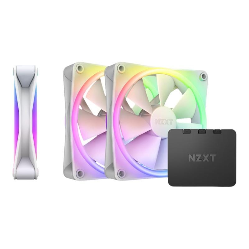 Nzxt Resigilat - Ventilatoare PC Ventilatoare NZXT F-Series RGB DUO RF-D12TF-W1 | 120mm, Set 3 buc, Alb