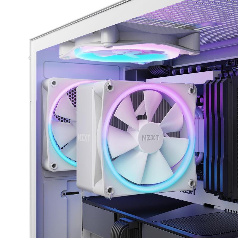 Nzxt Cooler CPU Cooler CPU NZXT T120 RGB RC-TR120-W1 | 120mm, Turn, Alb, RGB