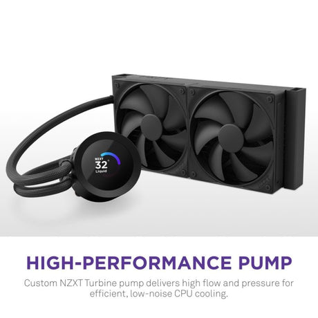 Nzxt AIO Cooler procesor NZXT Kraken Plus 280 AIO RL-KN280-B2 | 280mm, Lichid, Negru