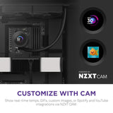 Nzxt AIO Cooler procesor NZXT Kraken Plus 280 AIO RL-KN280-B2 | 280mm, Lichid, Negru