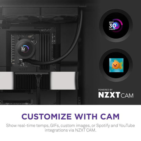 Nzxt AIO Cooler procesor NZXT Kraken Plus 280 AIO RL-KN280-B2 | 280mm, Lichid, Negru