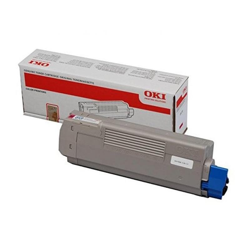 Oki Toner original OKI 44315306 Magenta pentru imprimante OKI C610, randament 6.000 pagini