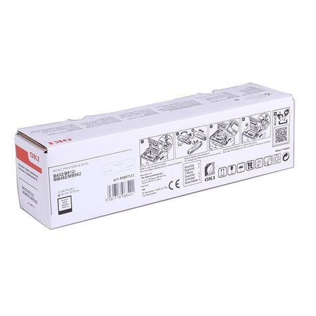 Oki Toner Toner Original OKI MB492 45807111 | Negru, Capacitate Mare