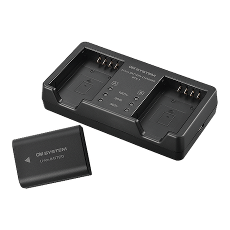 Olympus/OM System Baterie Kit Baterie + Incarcator OM System SBCX-1 V6560050E000 | BLX-1 + BCX-1