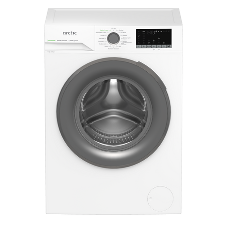 Masina de spalat rufe Arctic APLM2WFSU28411W, 8kg, 1400 RPM, 15 programe Clasa A, , Alb/Gri