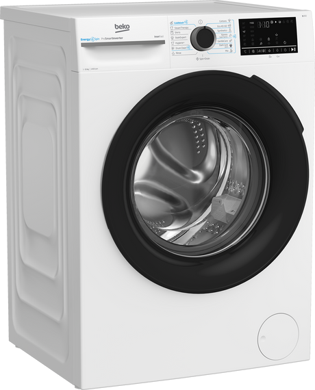 Masina de spalat rufe Beko BM3WFST411415W, Premium Design, 11kg, 1400 RPM, 15 programe, Clasa A, Alb, culoare usa: Piano