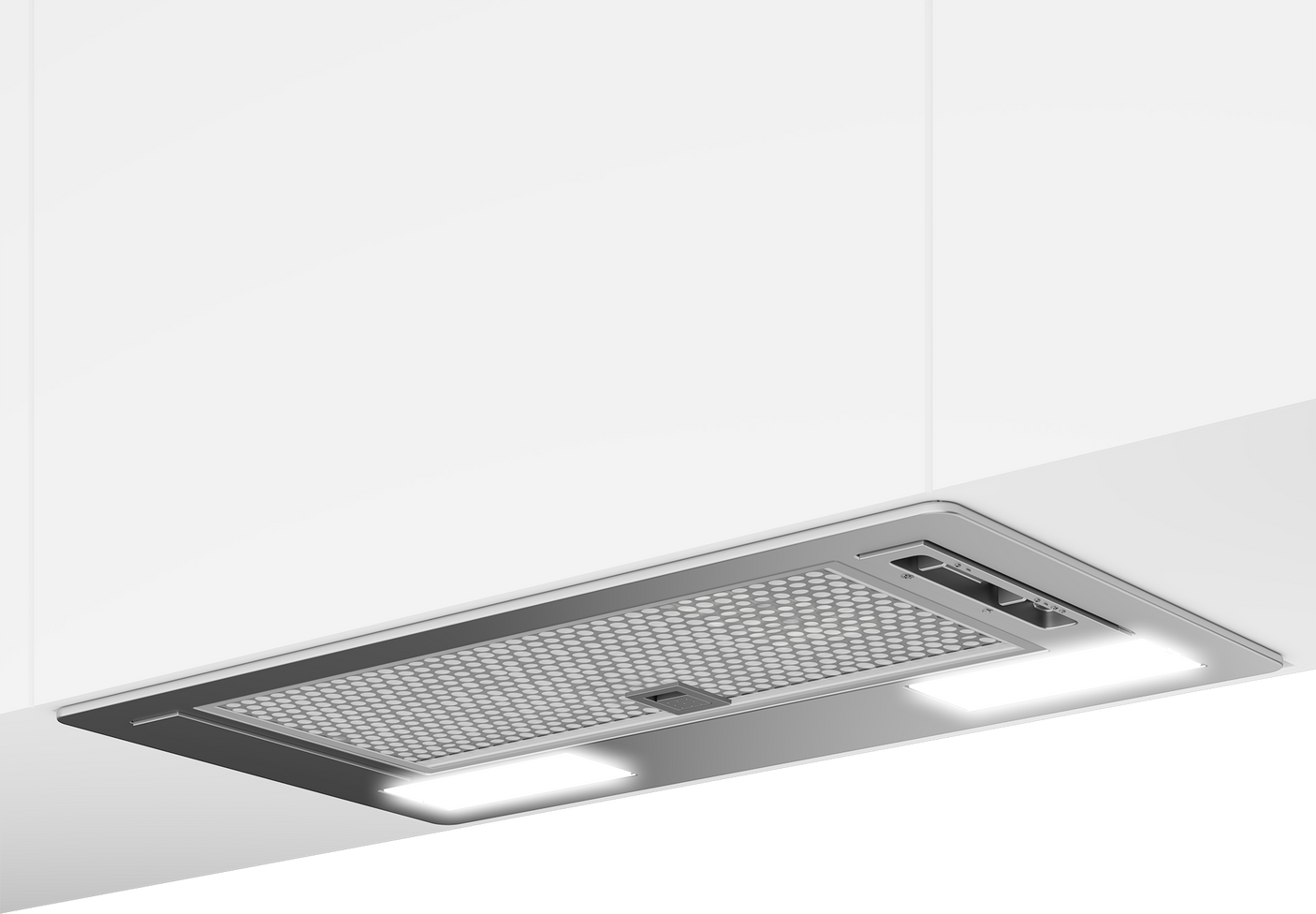 Hota complet incorporabila Beko HNU51310SE, 50 cm, 3 trepte de putere,iluminare LED 2x4W, 370 mc/h, clasa energetica D, 