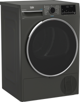 Uscator de rufe Beko B3T68239MG, 8 kg, 16 programe, Clasa E, Pompa de caldura EcoGentle™, Steamcure, RecycledDry, Outdoo