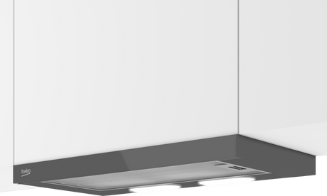 Hota de bucatarie telescopica 60 cm, 3 trepte de putere,iluminare LED 2x4W, 300 mc/h, clasa energetica D, filtru de carb