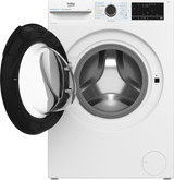 Masina de spalat rufe Beko BM3WFST411415W, Premium Design, 11kg, 1400 RPM, 15 programe, Clasa A, Alb, culoare usa: Piano