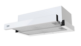 Hota de bucatarie telescopica Beko HNT63322WH, 60 cm, 3 trepte de putere, 320 mc/h, vlasa energetica B, filtru de carbon
