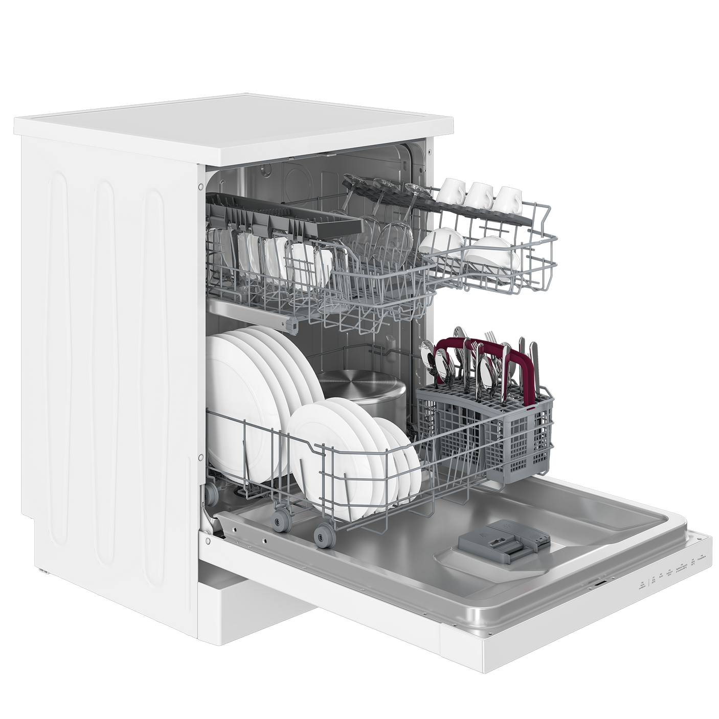 Masina de spalat vase Arctic DFN3644, 14 Seturi , Clasa C, 6 programe, Alb