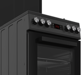Aragaz Beko FSM52330DAON | 4 Arzatoare, Cuptor Electric, 8 Functii, Grill, 50x60x85cm