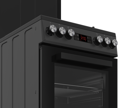 Aragaz Beko FSM52330DAON | 4 Arzatoare, Cuptor Electric, 8 Functii, Grill, 50x60x85cm