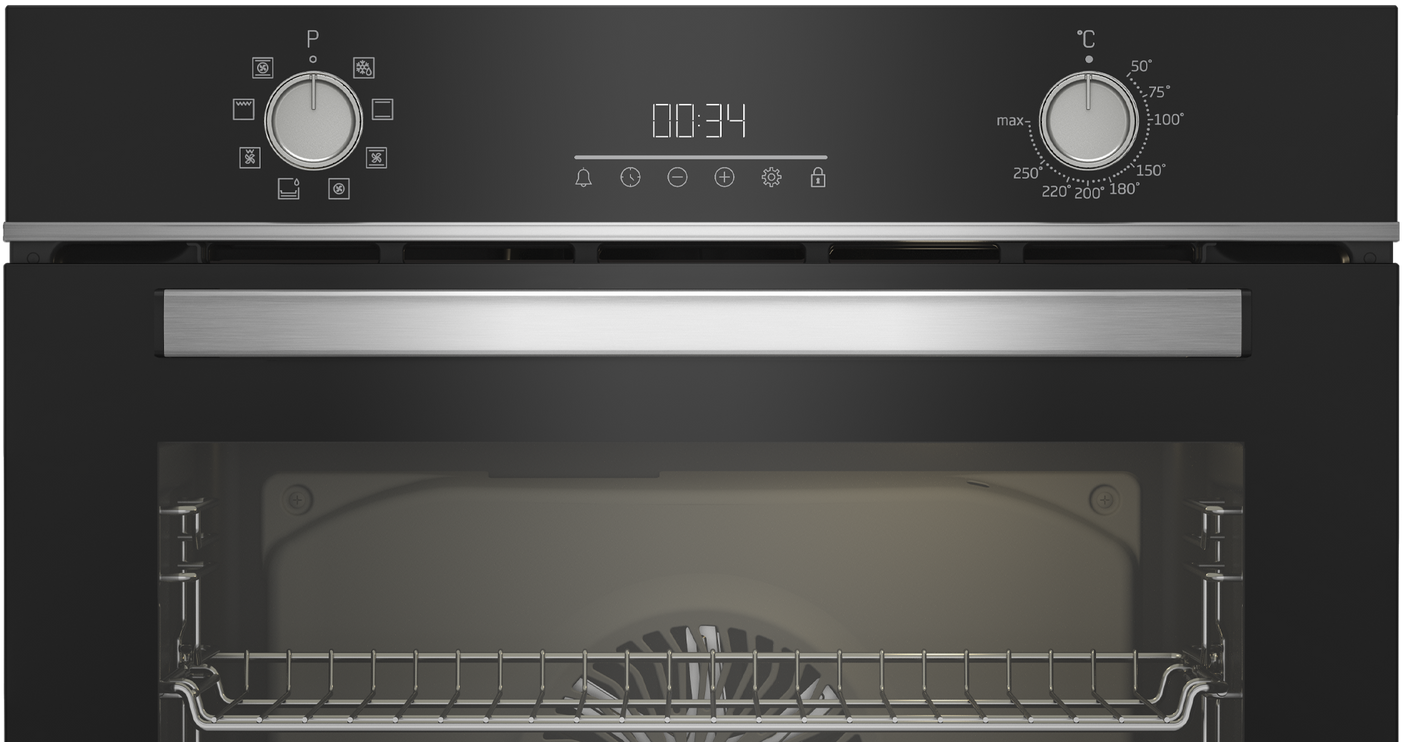 Cuptor incorporabil multifunctional Beko BBIM13300XM, 8 functii de gatire, AEROperfect™, 3D Cooking, LED display cu touc