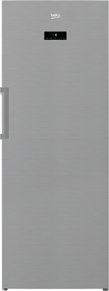 Congelator vertical Beko RFNE448E41XB,  NoFrost, Electronic Display, 448 L, clasa energetica E, congelare rapida, 8 comp