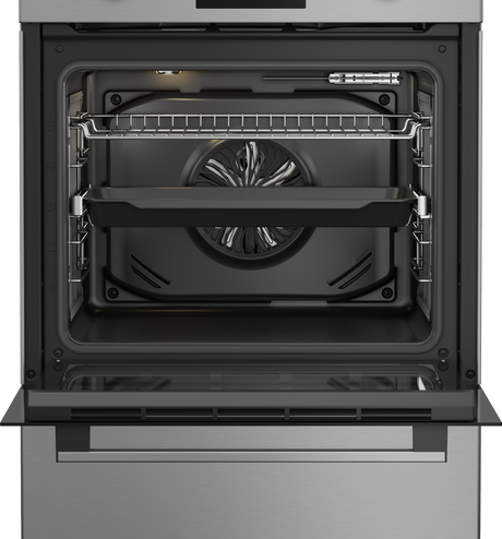 Aragaz electric Beko, Cuptor incorporabil multifunctional, 11 functii de gatire, 3D Cooking, Easy grill, LED display cu 