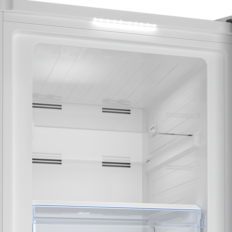 Congelator vertical Beko RFNE448E41XB,  NoFrost, Electronic Display, 448 L, clasa energetica E, congelare rapida, 8 comp
