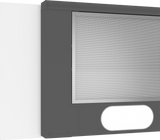 Hota de bucatarie telescopica 60 cm, 3 trepte de putere,iluminare LED 2x4W, 300 mc/h, clasa energetica D, filtru de carb