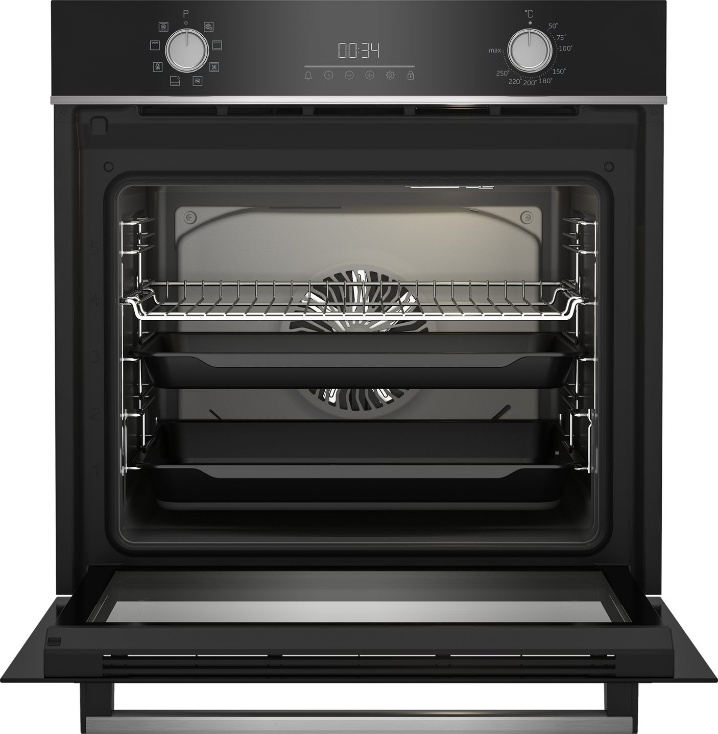 Cuptor incorporabil multifunctional Beko BBIM13300XM, 8 functii de gatire, AEROperfect™, 3D Cooking, LED display cu touc