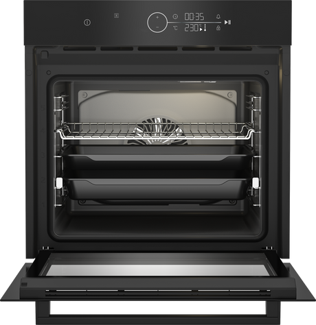 Cuptor electric Beko BBIM17401BCS, 72l, Clasa A++, 13 functii, AEROperfect, Autocuratare catalitica, SoftClose door, LED