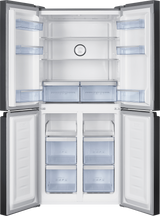 Side by side Beko GNO46623XPN, 4 usi, tehnologie racire  NeoFrost,  466 L, Clasa D, afisaj electronic, control Touch, Ha