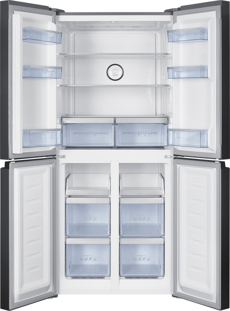 Side by side Beko GNO46623XPN, 4 usi, tehnologie racire  NeoFrost,  466 L, Clasa D, afisaj electronic, control Touch, Ha