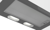 Hota de bucatarie telescopica 60 cm, 3 trepte de putere,iluminare LED 2x4W, 300 mc/h, clasa energetica D, filtru de carb