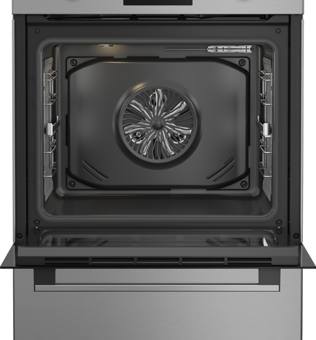 Aragaz electric Beko, Cuptor incorporabil multifunctional, 11 functii de gatire, 3D Cooking, Easy grill, LED display cu 