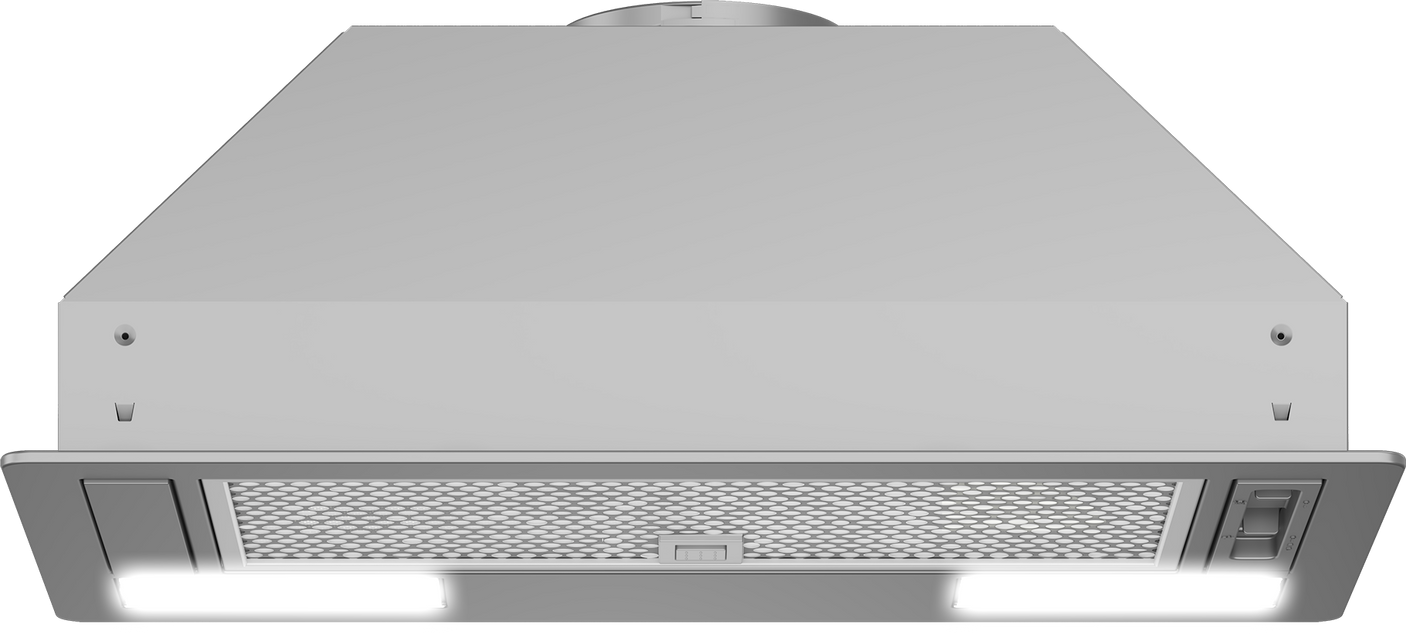 Hota complet incorporabila Beko HNU51310SE, 50 cm, 3 trepte de putere,iluminare LED 2x4W, 370 mc/h, clasa energetica D, 