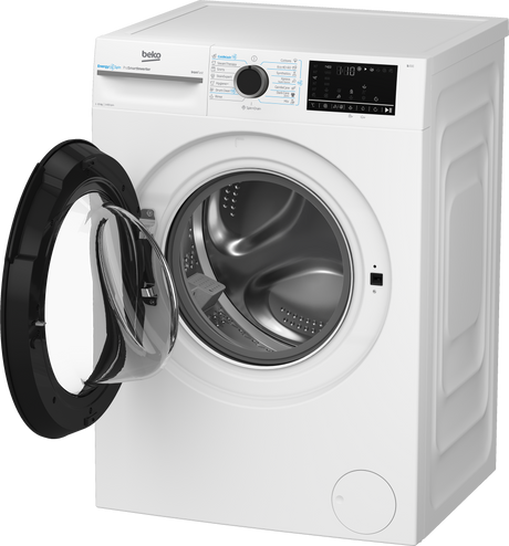 Masina de spalat rufe Beko BM3WFST411415W, Premium Design, 11kg, 1400 RPM, 15 programe, Clasa A, Alb, culoare usa: Piano