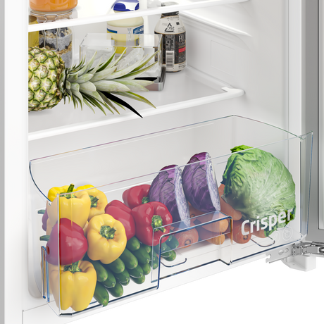 Frigider cu o usa incorporabil Beko B1754N, vol. util 110 l, clasa energetica E, cutii legume si fructe, iluminare LED, 