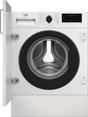 Masina de spalat rufe BI BEKO B3WBT681415W, 8kg, Clasa A, 1400RPM, Incorporabila, display D7S, 15 programe, alb, usa pia