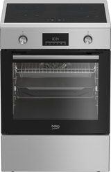 Aragaz electric Beko, Cuptor incorporabil multifunctional, 11 functii de gatire, 3D Cooking, Easy grill, LED display cu 