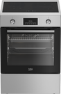 Aragaz electric Beko, Cuptor incorporabil multifunctional, 11 functii de gatire, 3D Cooking, Easy grill, LED display cu 