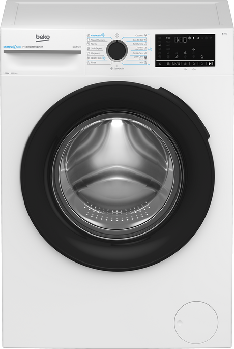 Masina de spalat rufe Beko BM3WFST411415W, Premium Design, 11kg, 1400 RPM, 15 programe, Clasa A, Alb, culoare usa: Piano
