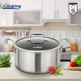 Heinner Oala Oala Heinner HR-MRK-28 | 28cm, 7L, Inox 3 Straturi, Capac Sticla