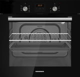 Heinner Cuptor incorporabil Cuptor Incorporabil Heinner HBO-S568LDTGC-BK | 56L, Touch Control, Grill, Negru, 59.6x57x59.5cm